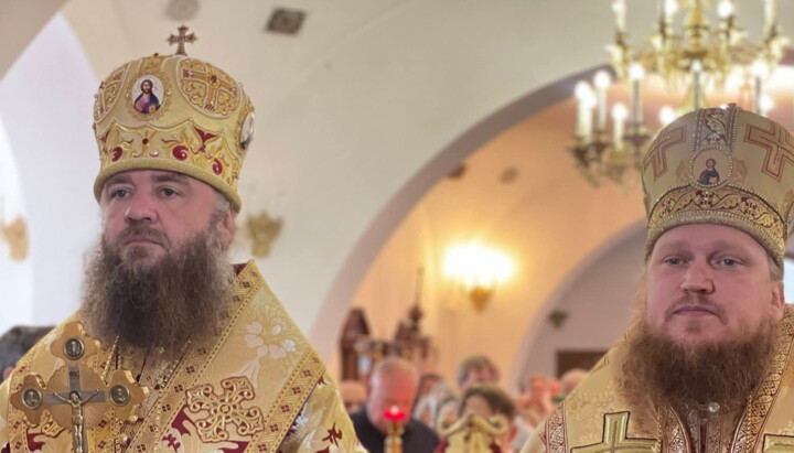 Ієрархи УПЦ звершують Літургію в храмі Всіх святих Чернігівських. Фото: Чернігівська єпархія