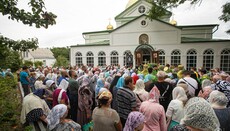 В Черкасской епархии прошел крестный ход с мощами Аввакума Черкасского