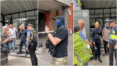 Прихильники ПЦУ влаштували провокацію біля суду за позовом ДЕСС проти УПЦ