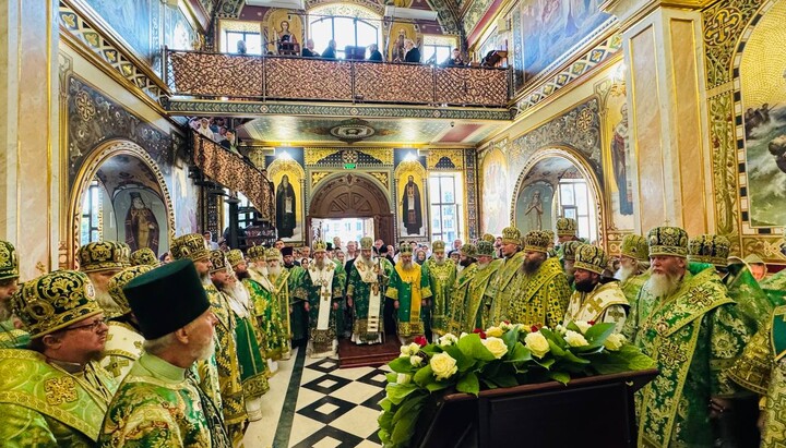Святкування на честь преподобного Антонія Печерського в Києво-Печерській лаврі. Фото: Десятинний монастир