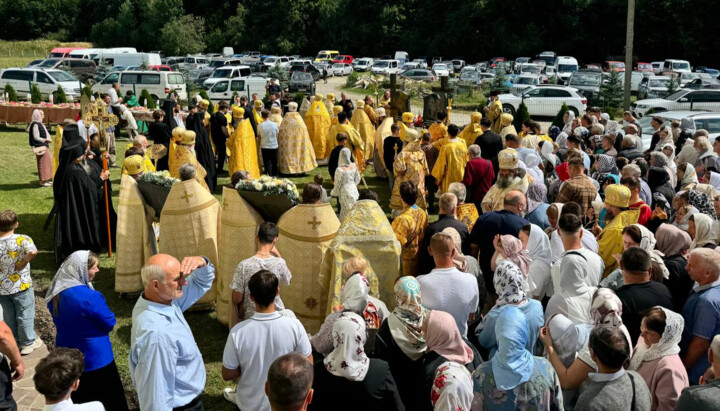 The monastery in Kolinkivtsi celebrated its patronal feast. Photo: UOJ