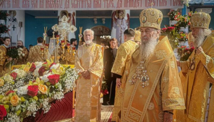 Предстоятель УПЦ очолив урочистості в Городоцькій обителі. Фото: Рівненська єпархія