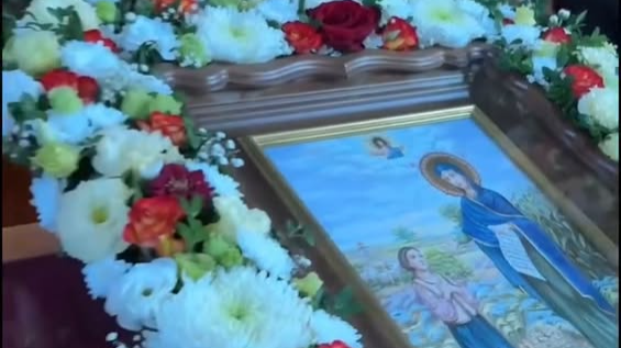 Ікона явлення Богородиці. Фото: скриншот відео Одеської єпархії