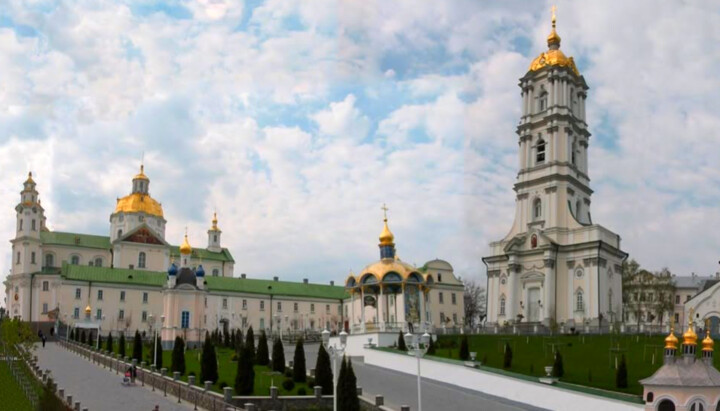 Почаївська лавра. Фото: Фейсбук Почаївської лаври