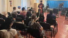 В Ізюмській єпархії підтримали переселенців із прифронтових територій