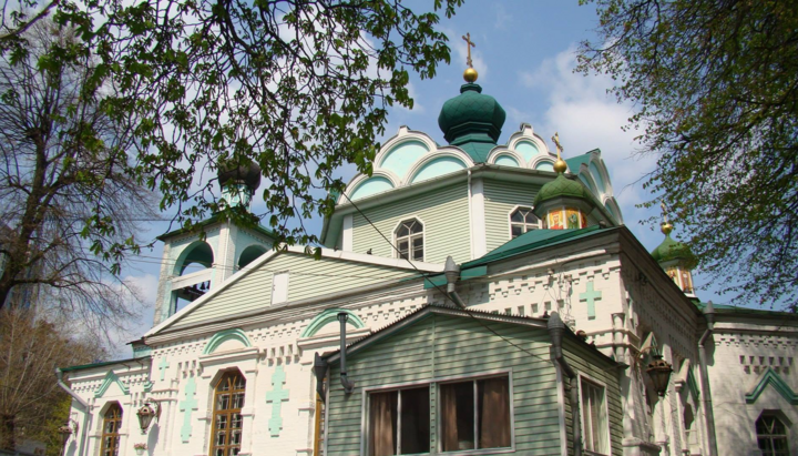 Вознесенський храм у Києві на Деміївці. Фото: Facebook парафії УПЦ