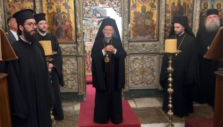 Патріарх Варфоломій на Імбросі. Фото: orthodoxianewsagency
