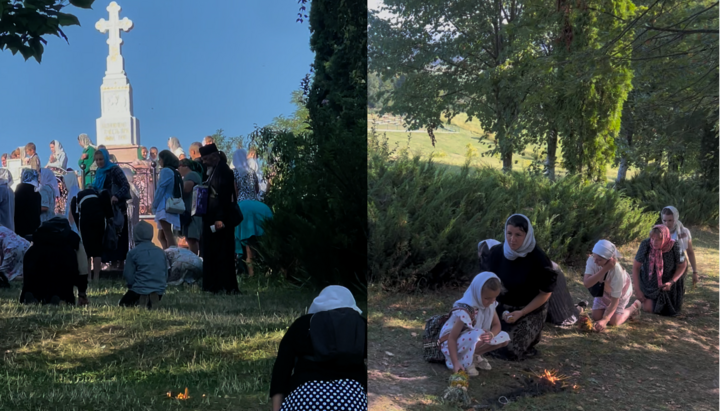 Віряни піднімаються на Аннину гору. Фото: СПЖ
