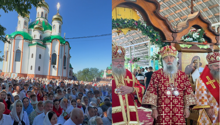 The festal Divine Liturgy at St. Ann’s Convent. Photo: UOJ