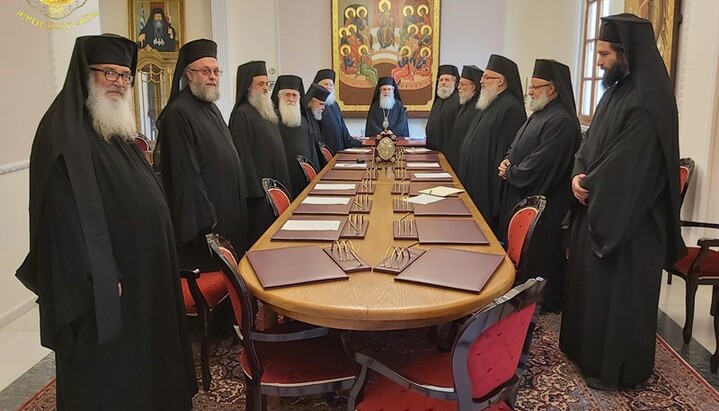 Синод Єрусалимського Патріархату. Фото: jerusalem-patriarchate.info