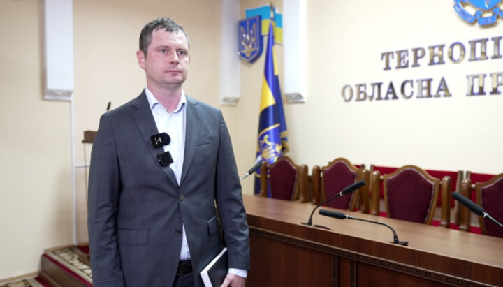 Керівник Тернопільської обласної прокуратури Віталій Панченко. Фото: «Суспільне. Тернопіль»
