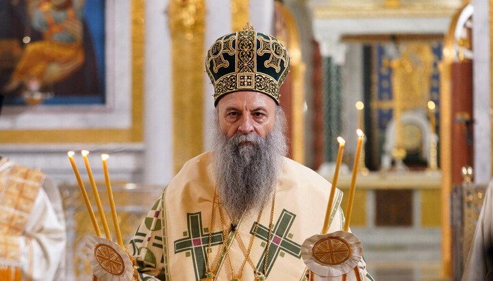 Serbian Patriarch Porfirije. Photo: rtv.rs