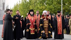 Глава УГКЦ провів панахиду на місці перепоховання Коновальця