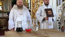 Στο χωριό Ζαλόμ της Υπερκαρπαθίας καθαγιάστηκε η Αγία Τράπεζα του ναού της Μεταμορφώσεως της ΟΕΚ