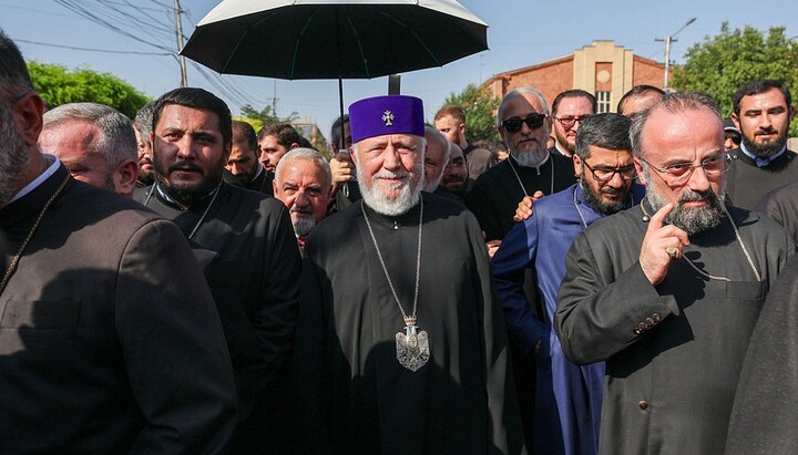 Католикос всех армян Гарегин II. Фото: Photolure/ Vahram Baghdasaryan