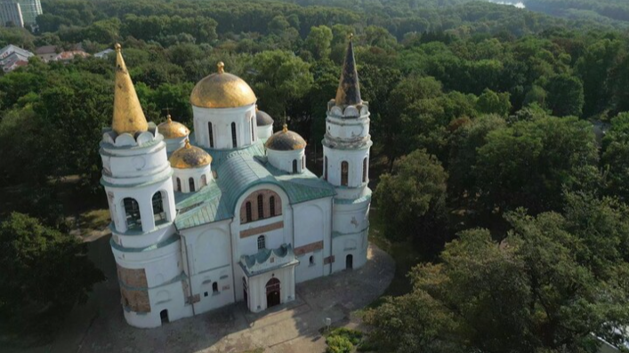 Відібраний Мінкультом у УПЦ Спасо-Преображенський собор у Чернігові. Фото: suspilne.media