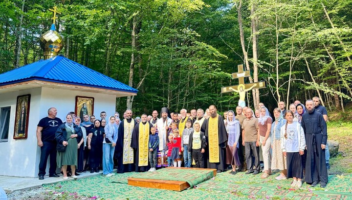 Часовня в честь прп. Амфилохия Почаевского в селе Стужица. Фото: Мукачевская епархия