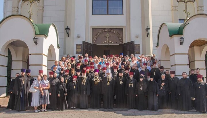 Духовенство Запорізької єпархії УПЦ. Фото: hramzp.ua