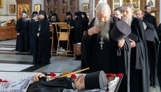 У Святогірській лаврі попрощалися з убитим ченцем Варсонофієм