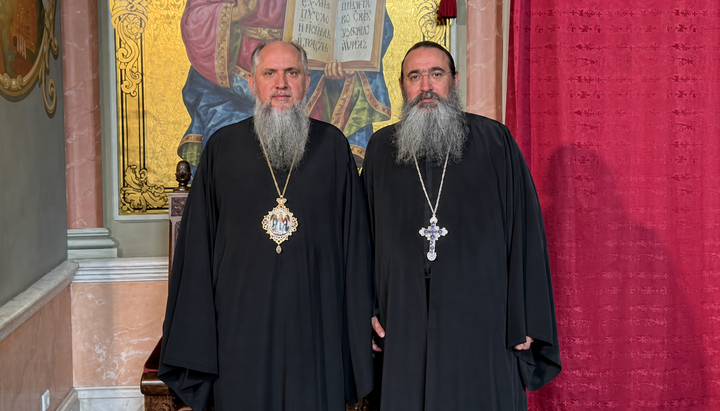 Епіфаній Думенко з архімандритом Никанором. Фото: Фейсбук Никанора (Мішкова)