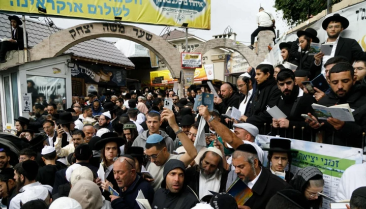 Hasidic pilgrims in Uman. Photo: Getty Images