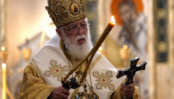 Католикос-Патріарх всієї Грузії Ілія II. Фото: apsny.ge