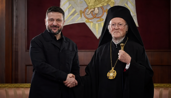 Ο Πατριάρχης Βαρθολομαίος με τον Ζελένσκι. Φωτογραφία: UNN