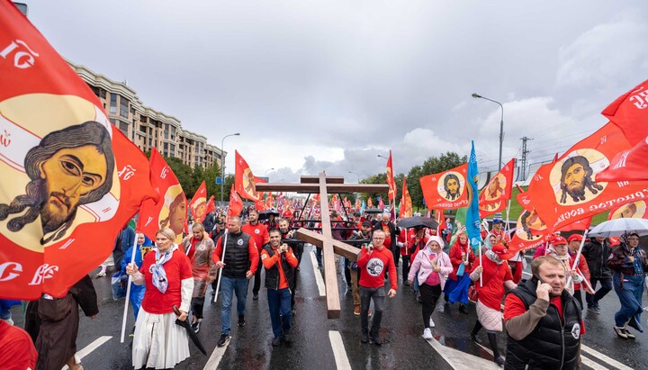 Крестный ход в Москве. Фото: пресс-служба РПЦ