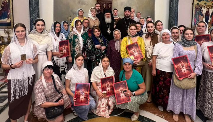 Паломники Волинської єпархії зустрілися з Патріархом Феофілом. Фото: Фейсбук протоієрея Валентина Марчука