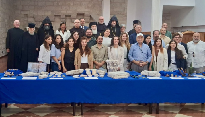 Στα Ιεροσόλυμα πραγματοποιήθηκε ενημέρωση για την αποκατάσταση του ναού του Παναγίου Τάφου. Φωτογραφία: Πατριαρχείο Ιεροσολύμων