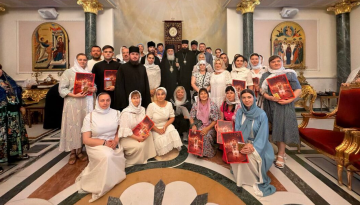 Паломники Рівненської єпархії з Патріархом Феофілом. Фото: Рівненська єпархія