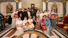 Патриарх Феофил принял митрополита Ровенского и паломников епархии