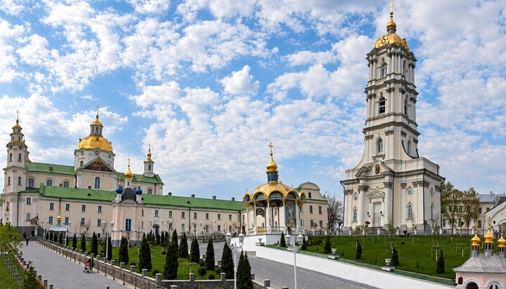 Почаївська лавра. Фото: Фейсбук Почаївської лаври
