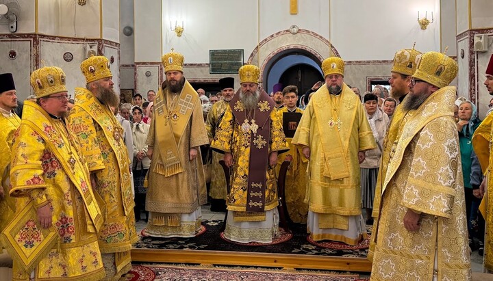 Hierarchs of the UOC honored the memory of St. Theodosius of Chernihiv. Photo: KDAiS