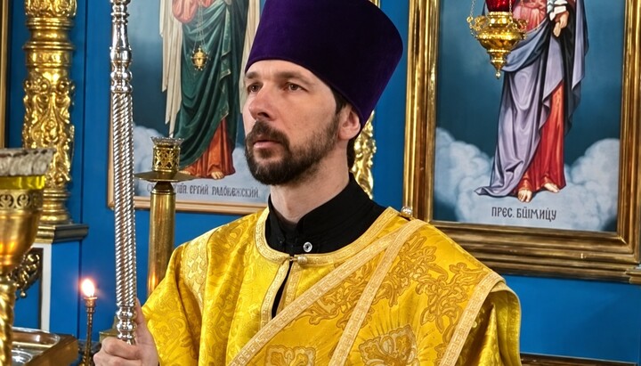 Protodeacon Viktor Dudnichenko. Photo: UOC Kremenchuk Eparchy