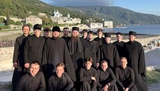 Προσκυνηματική ομάδα της Θεολογικής Σχολής του Κιέβου έφτασε στο Άγιον Όρος