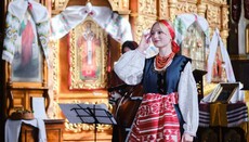 У захопленому соборі Черкас влаштували вечір весільних обрядів