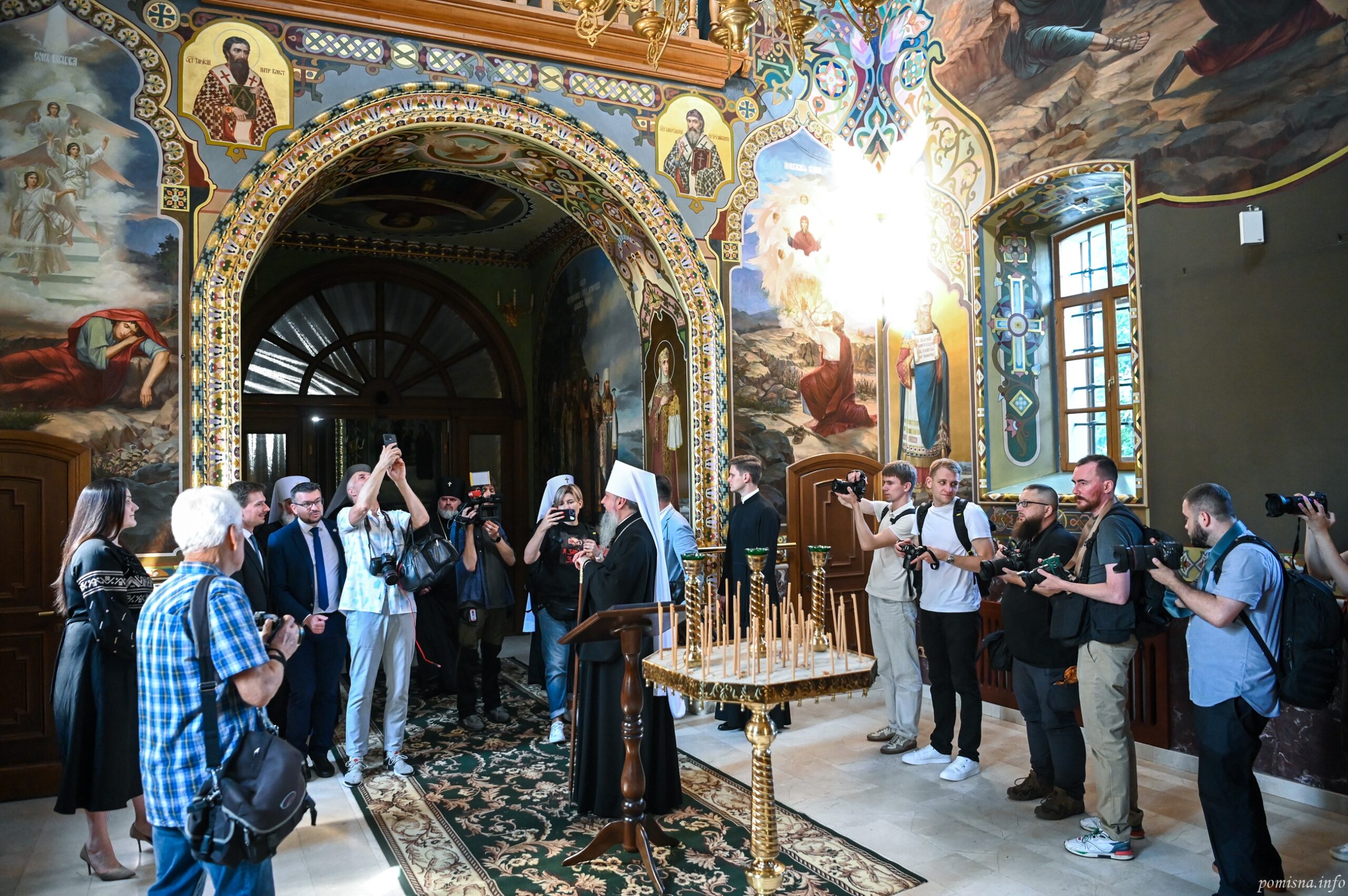 Церемонія &laquo;відкриття&raquo; Дальніх печер Києво-Печерської лаври, 14 липня 2026 року.
