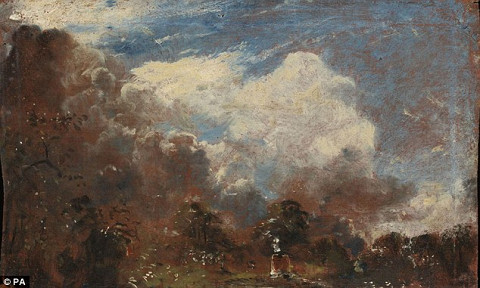 Джон Констебл. Ескіз пейзажу (1821-1822 рр.). Джерело: dailymail