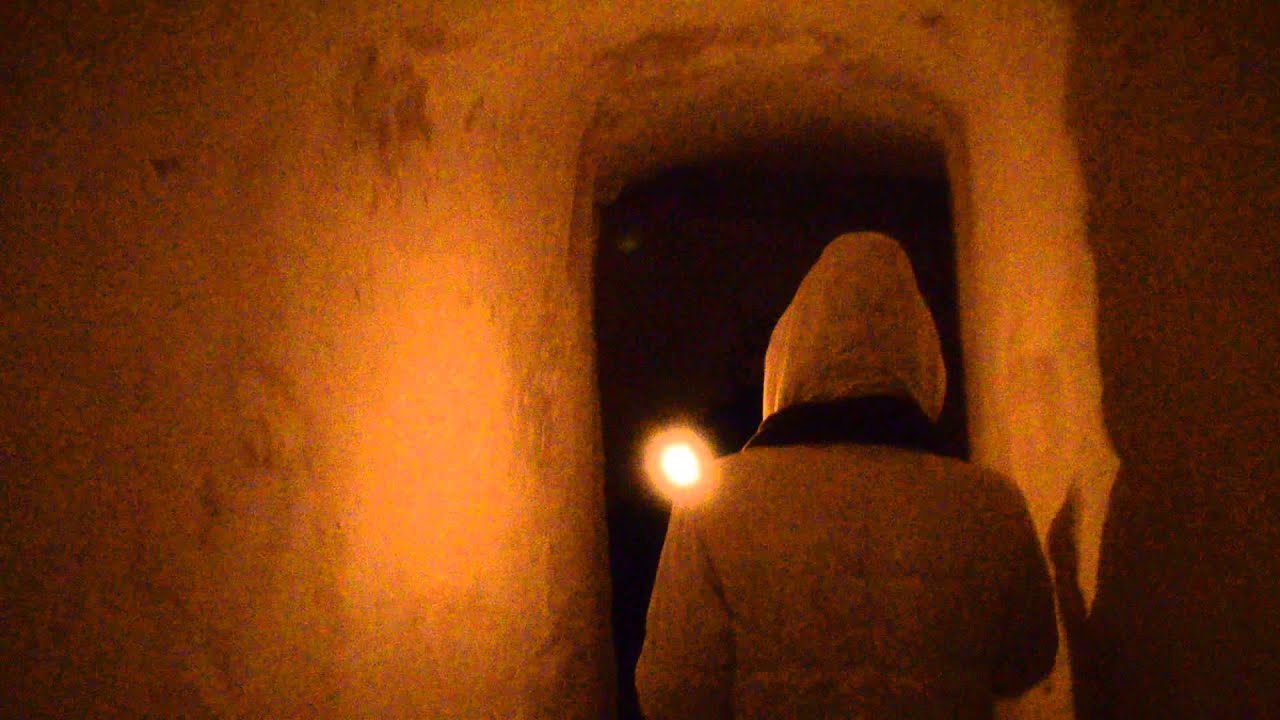 In the caves of Svyatogorsk Lavra