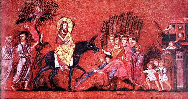 Мініатюра рукопису Слів святителя Григорія Богослова (880&ndash;883 рр., Французька національна бібліотека, Париж)